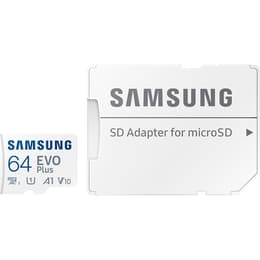 Carte Mémoire MicroSD Evo Plus 64GB Class 10 - 100 MB/S + Adaptateur SD Samsung Kľúč USB