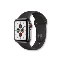Apple Watch Series SE 2 (2022) GPS 44 mm - Hliníková Strieborná - Sport band Čierna