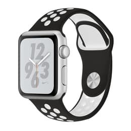 Apple Watch (Series 4) 2018 GPS 40mm - Hliníková Strieborná - Sport Nike Čierna/Biela