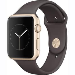 Apple Watch (Series 1) 2016 GPS 42mm - Hliníková Zlatá - Sport Loop Sivá