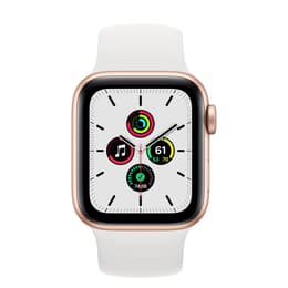 Apple Watch (Series 6) 2020 GPS + mobilná sieť 40mm - Hliníková Zlatá - Sport band Biela