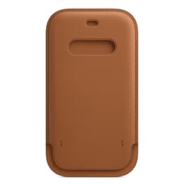 Apple Kožený obal iPhone 12 Pro Max - Magsafe - Koža Hnedá