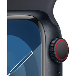 Apple Watch Series 9 (2023) GPS 41 mm - Hliníková Midnight - Sport band Čierna