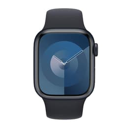Apple Watch Series 9 (2023) GPS 41 mm - Hliníková Midnight - Sport band Čierna