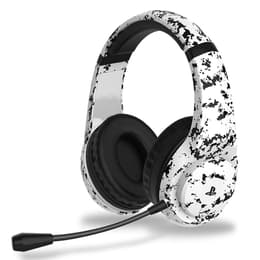 Slúchadlá 4Gamers PRO4-70 Potláčanie hluku gaming drôtové Mikrofón - Biela