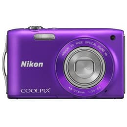 Nikon Coolpix S3300 Kompakt 16 - Fialová