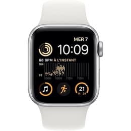 Apple Watch (Series SE) 2020 GPS 40mm - Hliníková Strieborná - Sport band Biela