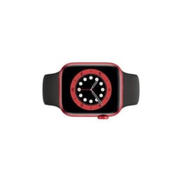 Apple Watch (Series 7) 2021 GPS 41mm - Hliníková Červená - Sport band Čierna