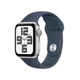 Apple Watch Series 9 (2023) GPS + mobilná sieť 41 mm - Hliníková Strieborná - Sport band Modrá