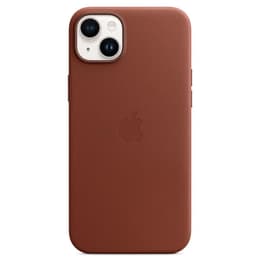 Apple Kožený obal iPhone 14 Plus - Magsafe - Koža Hnedá