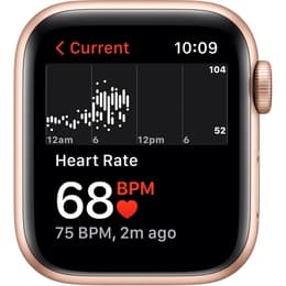 Apple Watch (Series 6) 2020 GPS 40mm - Hliníková Zlatá - Sport band Biela