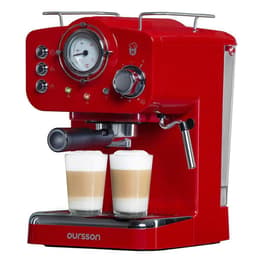 Espresso stroj Oursson EM1500/RD 1,5000L - Červená