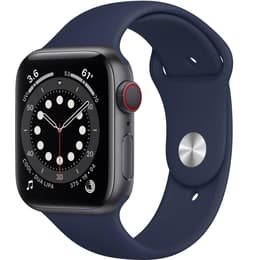 Apple Watch (Series 6) 2020 GPS + mobilná sieť 40mm - Hliníková Vesmírna šedá - Sport band Modrá
