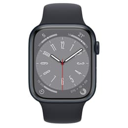 Apple Watch (Series 8) 2022 GPS + mobilná sieť 45mm - Hliníková Modrá - Sport band Čierna