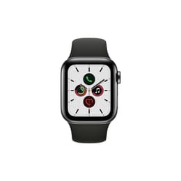 Apple Watch (Series 5) 2019 GPS 40mm - Nerezová Čierna - Sport Loop Čierna
