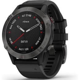 Smart hodinky Garmin Fénix 6 Pro Solar á á - Sivá