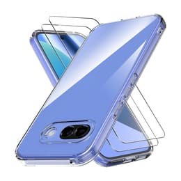 Obal Pixel 10A a 2 ochranna obrazovky - Silikón - Priehľadná