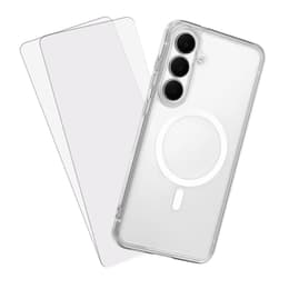 Obal Galaxy S25 FE a 2 ochranna obrazovky - TPU - Priehľadná
