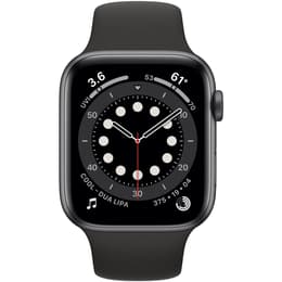 Apple Watch (Series 6) 2020 GPS + mobilná sieť 44mm - Hliníková Vesmírna šedá - Sport Loop Čierna