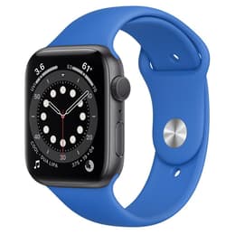 Apple Watch (Series SE) 2020 GPS + mobilná sieť 44mm - Hliníková Vesmírna šedá - Sport Loop Modrá