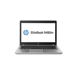 HP EliteBook Folio 9480M 14" (2015) - Core i5-4310U - 8GB - SSD 256 GB QWERTY - Anglická