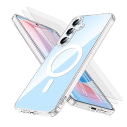 Obal Galaxy S24 FE a 2 ochranna obrazovky - TPU - Priehľadná