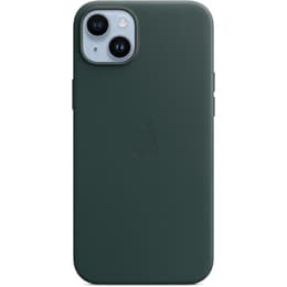 Apple Kožený obal iPhone 14 Plus - Magsafe - Koža Zelená
