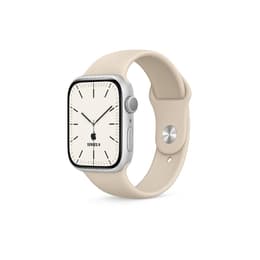Apple Watch Series 9 (2023) GPS + mobilná sieť 41 mm - Nerezová Strieborná - Sport band Starlight