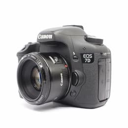 Zrkadlovka - Canon EOS 7D Čierna + objektívu Canon EF 50mm f/1.8 II