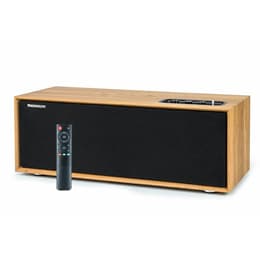Bluetooth Reproduktor Enceinte Hifi résidentielle 150W en Bois 'Cosy THOMSON WS702 - Entrée TV Audio, câble Optique, Bluetooth 5.0, USB, Egaliseur -