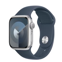 Apple Watch () 2023 GPS 41mm - Hliníková Strieborná - Sport band Modrá
