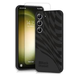 Back Market Obal Galaxy S23 a ochranný displej - Recyklovaný plast - Čierna