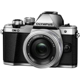 Hybridný - Olympus OM-D E-M10 Čierna/Strieborná + objektívu Olympus M.Zuiko Digital 14-42mm f/3.5-5.6 IIR