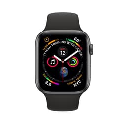 Apple Watch (Series 4) 2018 GPS + mobilná sieť 40mm - Nerezová Strieborná - Sport band Čierna