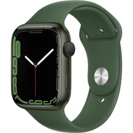 Apple Watch (Series 7) 2021 GPS 45mm - Hliníková Zelená - Sport band Zelená