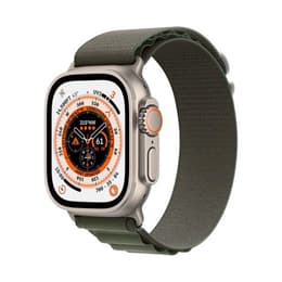 Apple Watch (Ultra) 2023 GPS + mobilná sieť 49mm - Titánová Sivá - Slučka na trase Čierna