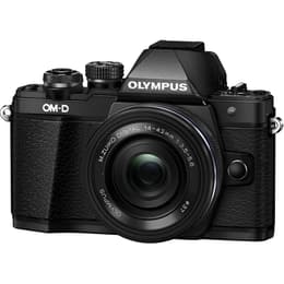 Hybridný - Olympus OM-D E-M10 Čierna + objektívu Olympus M.Zuiko Digital ED 14-42mm f/3.5-5.6 IIR