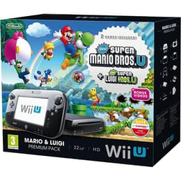 Wii U Premium 32GB - Čierna + Super Mario Bros + Super Luigi