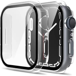 Obal Apple Watch Series 8 - 41 mm - Plast - Priehľadná
