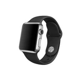 Apple Watch (Series 4) 2018 GPS + mobilná sieť 40mm - Hliníková Strieborná - Sport band Čierna