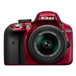 Zrkadlovka D3300 - Červená + Nikon AF-S DX Nikkor 18-55mm f/3.5-5.6 G VR f/3.5-5.6