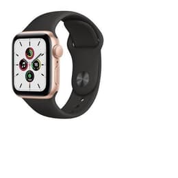 Apple Watch (Series 7) 2021 GPS 45mm - Hliníková Zlatá - Sport band Čierna