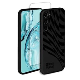 Back Market Obal Galaxy S23+ a ochranný displej - Recyklovaný plast - Čierna
