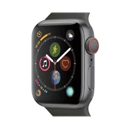 Apple Watch (Series 4) 2018 GPS + mobilná sieť 44mm - Hliníková Vesmírna šedá - Sport band Čierna