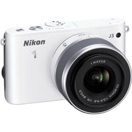 1 J3 - Biela + Nikon Nikkor 30-110 mm f/3.8-5.6 VR f/3.8-5.6