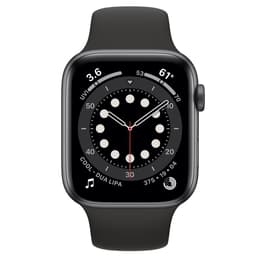 Apple Watch Series 6 (2020) GPS + mobilná sieť 44 mm - Hliníková Vesmírna šedá - Sport band Čierna