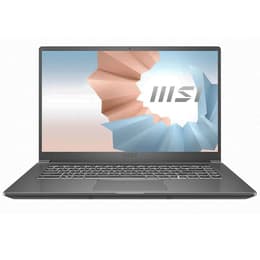 MSI Modern MS-1551 15" (2019) - Core i5-10210U - 16GB - SSD 512 GB AZERTY - Francúzska