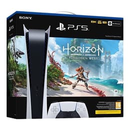 PlayStation 5 Digital Edition 825GB - Biela + Horizon Forbidden West