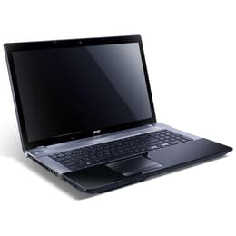 Acer Aspire V3-731 17" (2012) - Pentium 2020M - 4GB - SSD 64 GB + HDD 250 GB AZERTY - Francúzska