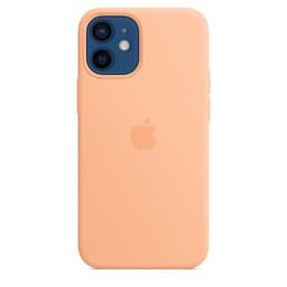 Apple Obal iPhone 12 mini - Silikón Melónovo oranžová